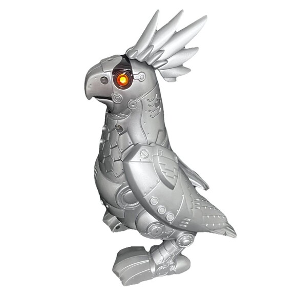 Polly the Tekno Parrot Interactive Talking Robot Bird Toy 2001 Works Great Vtg - Picture 2 of 11